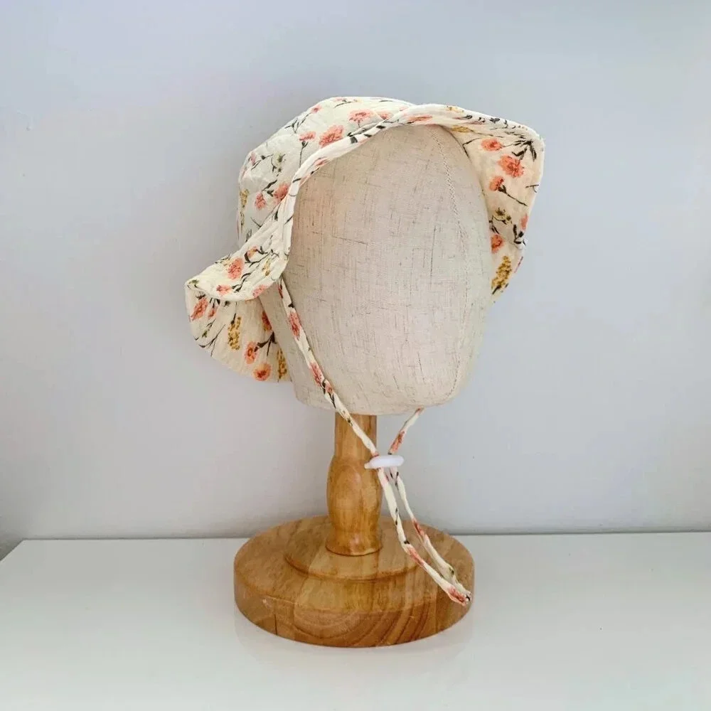 NWT Cute Baby & Toddler Girls Sun Hat Children's Summer Bucket Hats for Kids